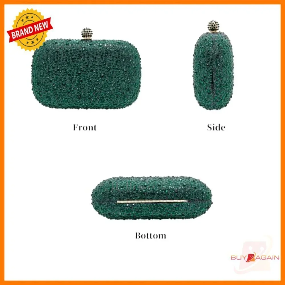 Sparkling Rhinestone Clutch Evening Bag Wedding Party Mini Handbag